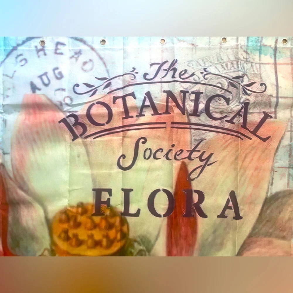 The Botanical Society‎ Flora Decorative Shower Curtain